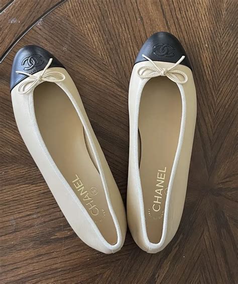 chanel inspired ballet pumps|chanel ballet flats size 42.